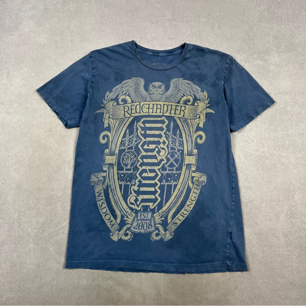 Y2K Red Chapter Men's Blue Graphic T-Shirt